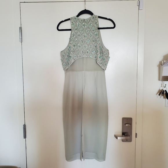 Embellished crop top midi pencil dress - Picture 3 of 3